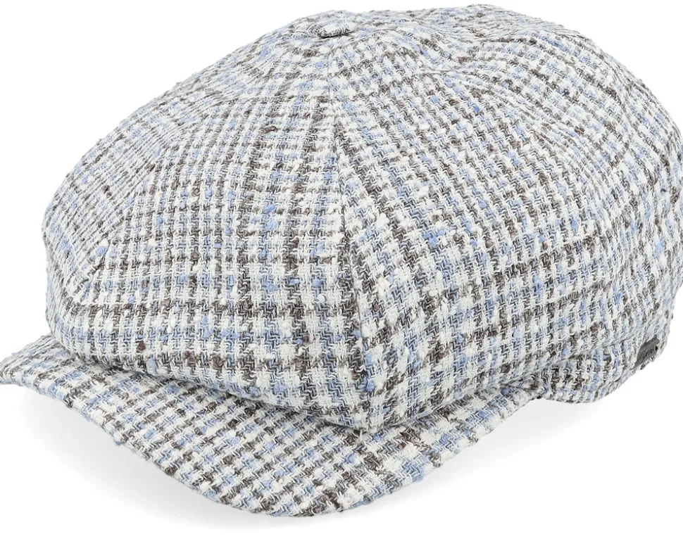 Classic Cap Light Blue Newsboy Flat Cap - Wigéns