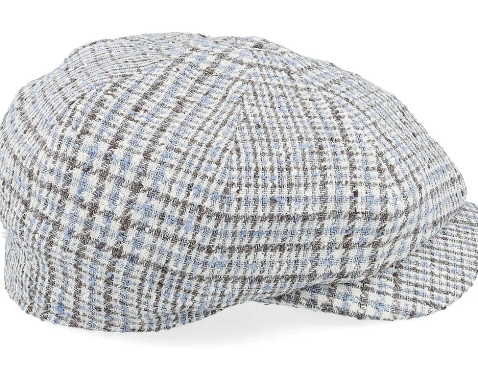 Classic Cap Light Blue Newsboy Flat Cap - Wigéns