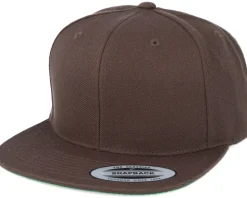Classic Dark Brown Snapback - Yupoong