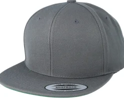 Classic Dark Grey Snapback - Yupoong