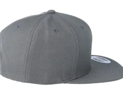 Classic Dark Grey Snapback - Yupoong