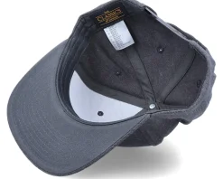 Classic Dark Heather Grey Snapback - Yupoong