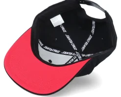 Classic Dot Snapback Black Snapback - Santa Cruz