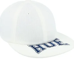 Classic H Pin Wheel 6 Panel Hat White Strapback - HUF
