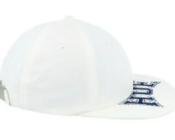 Classic H Pin Wheel 6 Panel Hat White Strapback - HUF
