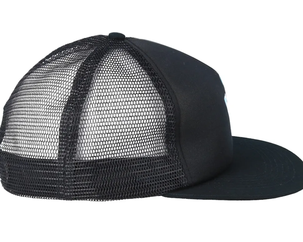 Classic Hand Mesh Black Trucker - Santa Cruz
