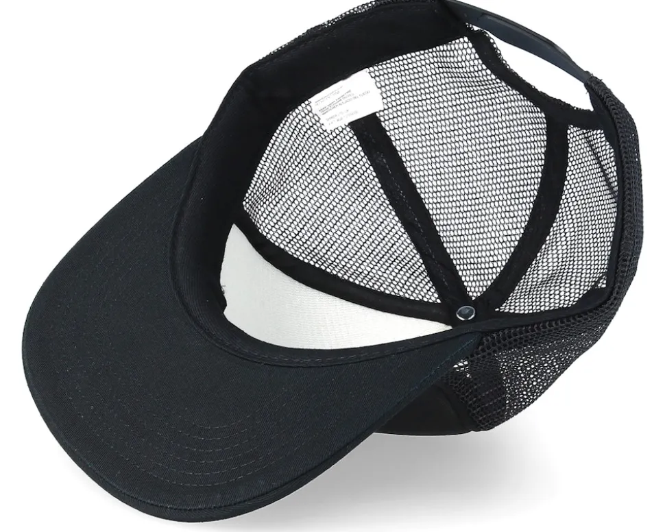 Classic Hand Mesh Black Trucker - Santa Cruz