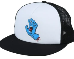 Classic Hand Mesh White/Black Trucker - Santa Cruz