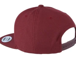 Classic Maroon Snapback - Yupoong