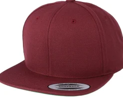 Classic Maroon Snapback - Yupoong