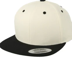 Classic Natural/Black Snapback - Yupoong