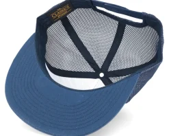 Classic Navy A-Frame Trucker Snapback - Yupoong