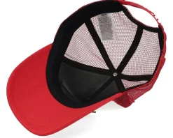 Classic Patch Curved Bill Racing White/Red Trucker - Vans