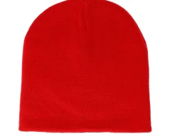 Classic Red Traditional Blank Beanie - Beechfield
