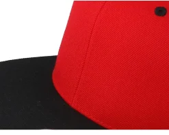 Classic Red/Black Snapback - Yupoong