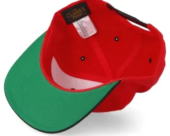 Classic Red/Black Snapback - Yupoong