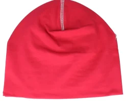 Classic Red/White Hemsedal Cotton Beanie - Beechfield