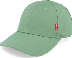 Classic Twill Red Tab Baseball Cap Medium Green Adjustable - Levi's