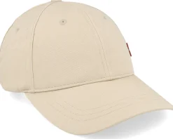 Classic Twill Red Tab Baseball Cap Cream Dad Cap - Levi's