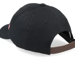 Classic Twill Red Tab Baseball Regular Black Dad Cap - Levi's