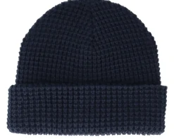 Classic Waffle Knit Navy Cuff - Beechfield