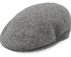Classic Wool Charcoal Flat Cap - Jaxon & James