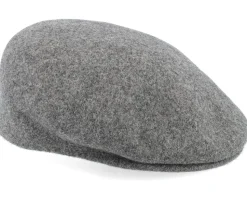 Classic Wool Charcoal Flat Cap - Jaxon & James