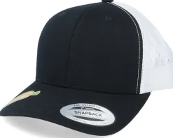 Classics Recycled Mesh Black/White Trucker - Yupoong