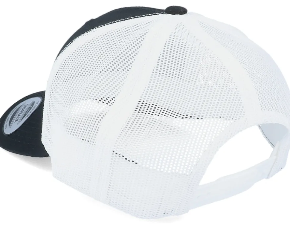 Classics Recycled Mesh Black/White Trucker - Yupoong