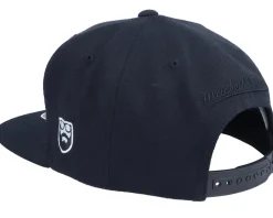 Clean Script Black Snapback