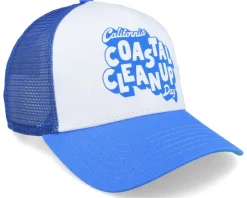 Cleanupday White/Blue Coastal Trucker - Coastal