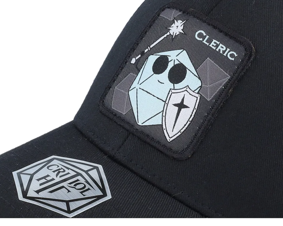 Cleric Box Patch Black Flexfit - Critiql Hit