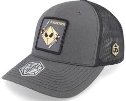 Cleric Class 112fp Charcoal/Black Trucker - Critiql Hit
