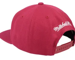 Cleveland Cavaliers Team Ground 2.0 Maroon Snapback - Mitchell & Ness