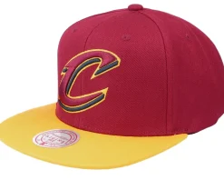 Cleveland Cavaliers Team 2 Tone 2.0 Red/Yellow Snapback - Mitchell & Ness