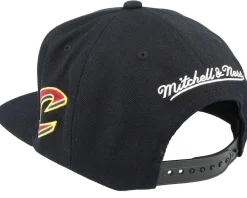 Cleveland Cavaliers Team Script 2.0 Black Snapback - Mitchell & Ness