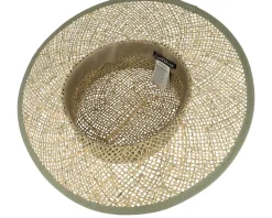 Cloche Seagras Natural/Khaki Straw Hat - Seeberger