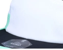 Cloudfit White/Black/Teal 5-Panel - Kumo
