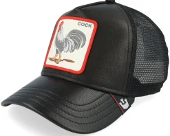 Cock Will Prevail Leather Trucker - Goorin Bros.
