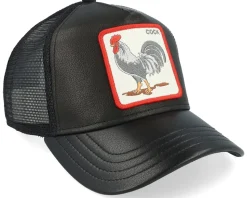 Cock Will Prevail Leather Trucker - Goorin Bros.