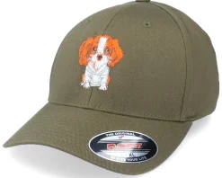 Cocker Spaniel Dog Olive Flexfit - Iconic