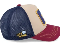 Cocktails B52 Navy/ Beige/Burgundy Trucker - Capslab