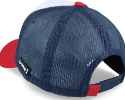 Cocktails Beer Pong White/Blue/Red Trucker - Capslab