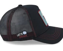 Cocktails Irish Coffee Black/Burgundy Trucker - Capslab
