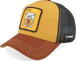 Cocktails Jager Bomb Black/Orange/Red Trucker - Capslab