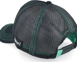 Cocktails Lagoon Black/Turqouise A-frame Trucker - Capslab