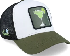 Cocktails Magarita White/Dark Green Trucker - Capslab