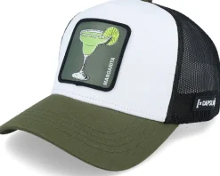 Cocktails Magarita White/Dark Green Trucker - Capslab