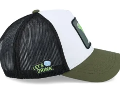 Cocktails Magarita White/Dark Green Trucker - Capslab