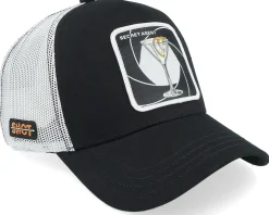 Cocktails Secret Agent Grey/Black Trucker - Capslab